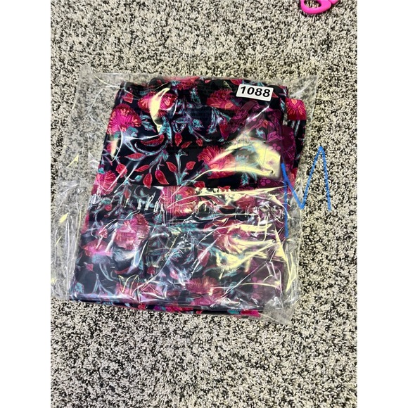 Sundance Floral Print Pajama Shorts LP Drawstring Cotton Lounge Boho Pockets - Picture 11 of 11